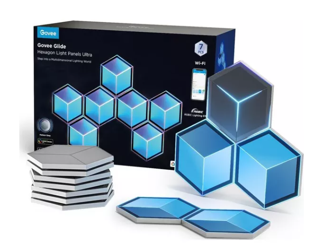 GOVEE Glide H606AB81 Hexagon Light Panel - Pack of 7