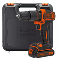 BLACK + DECKER 18 V Cordless Hammer Drill - Orange & Black