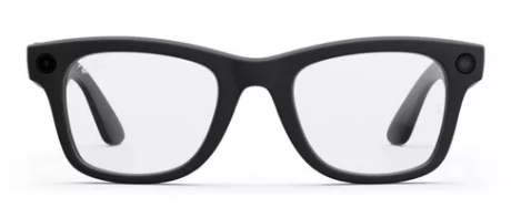 RAY-BAN Meta Wayfarer (Gen 2) Glasses - Matte Black with Clear Lenses